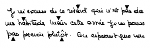 ESCRITA FECHADA por traços simples, duplos, anéis ou nós ” prudência ou mentira/ocultação/falsidade?